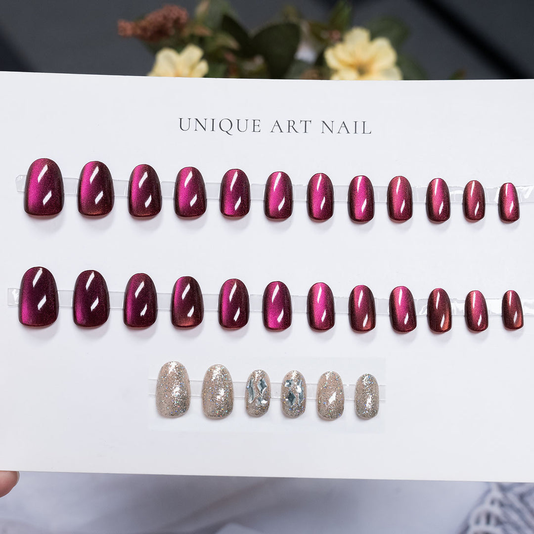 High Shine Press-On Nail Art