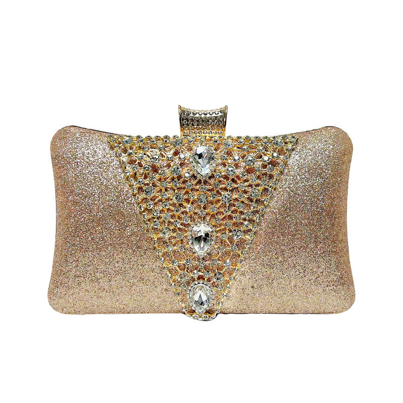 Glamorous Rhinestone-Studded Evening Clutch