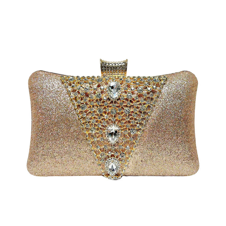 Glamorous Rhinestone-Studded Evening Clutch