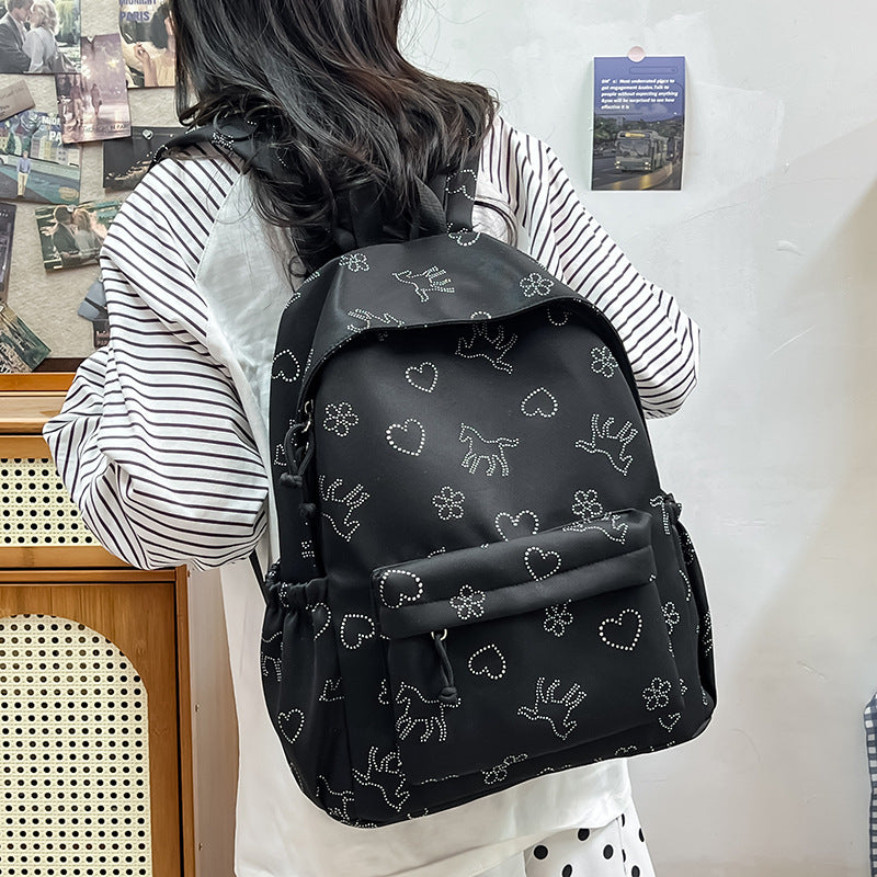 Stylish Printed Travel Backpack Kalsten