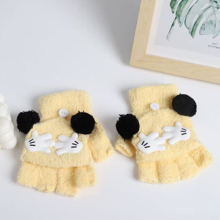 Cute Animal-Themed Fingerless Gloves Kalsten
