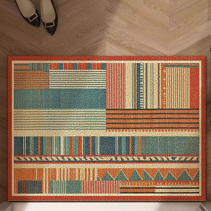 Geometric Patterned Entryway Mat