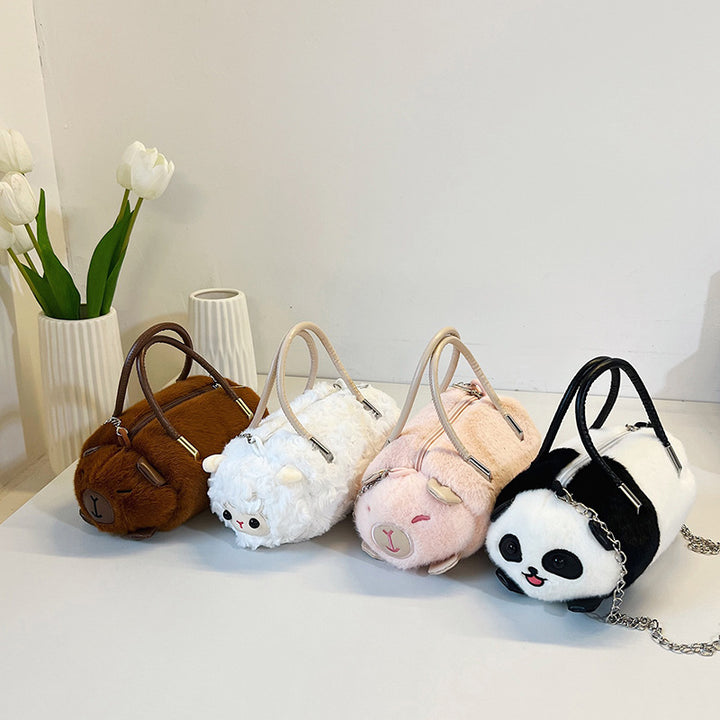 Plush handbag with animal design Kalsten