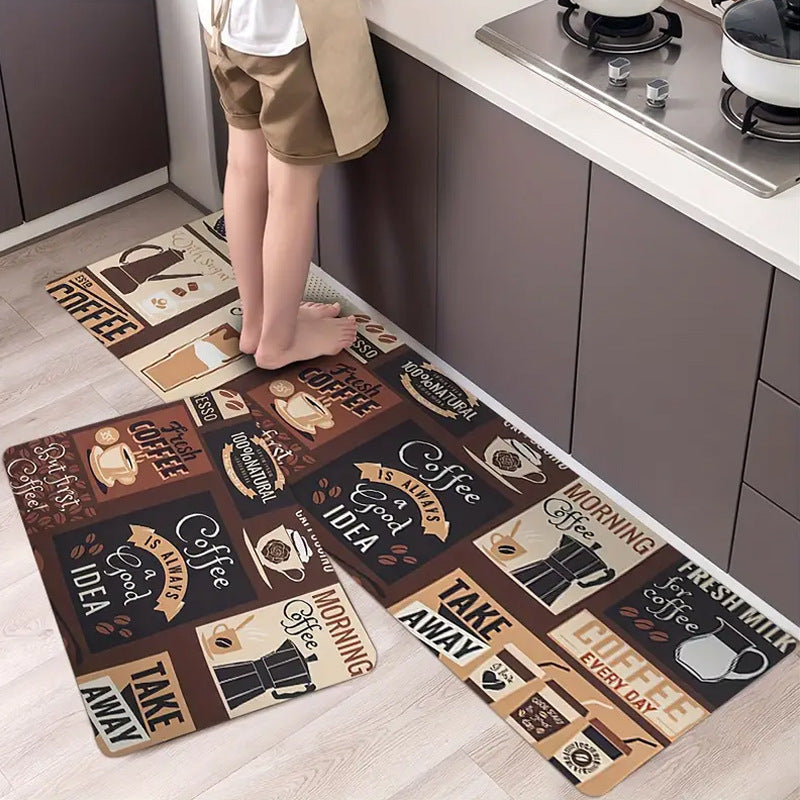 Cat-Themed Kitchen Comfort Mat