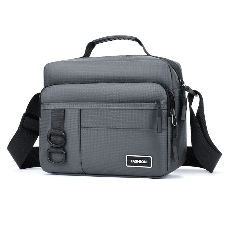 Multi-Pocket Utility Messenger Bag