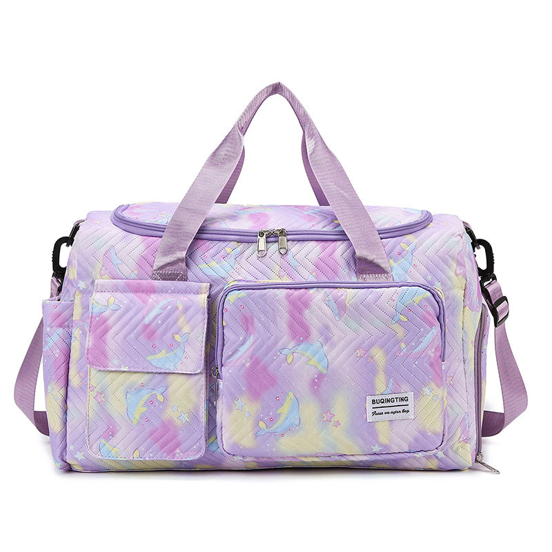 Lightweight Quilted Travel Duffle Bag Kalsten