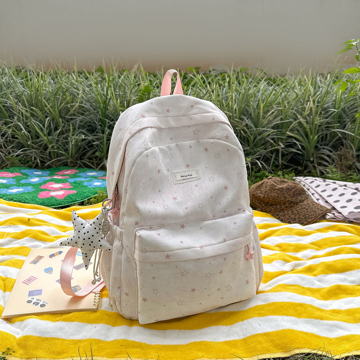Star-Patterned Casual Backpack Kalsten