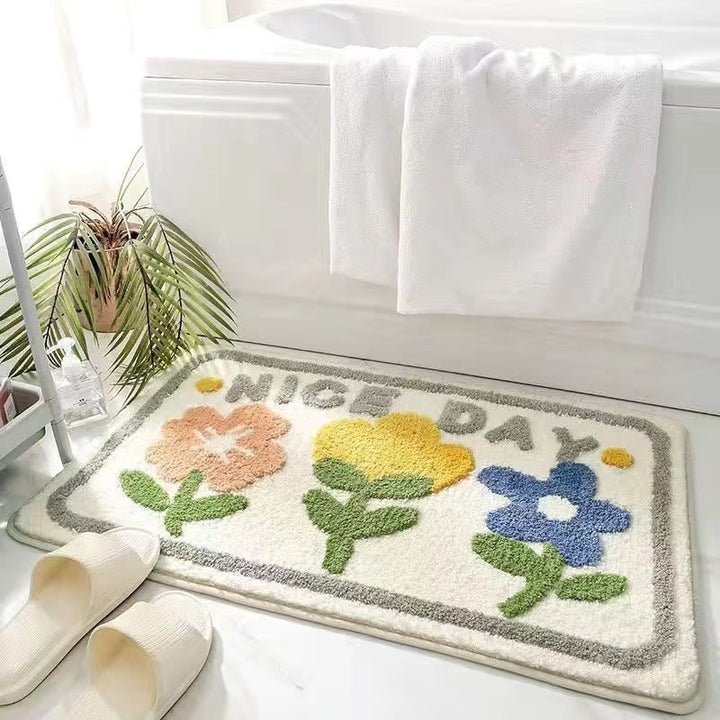 Decorative Bathroom Mat for Stylish Floor Decor