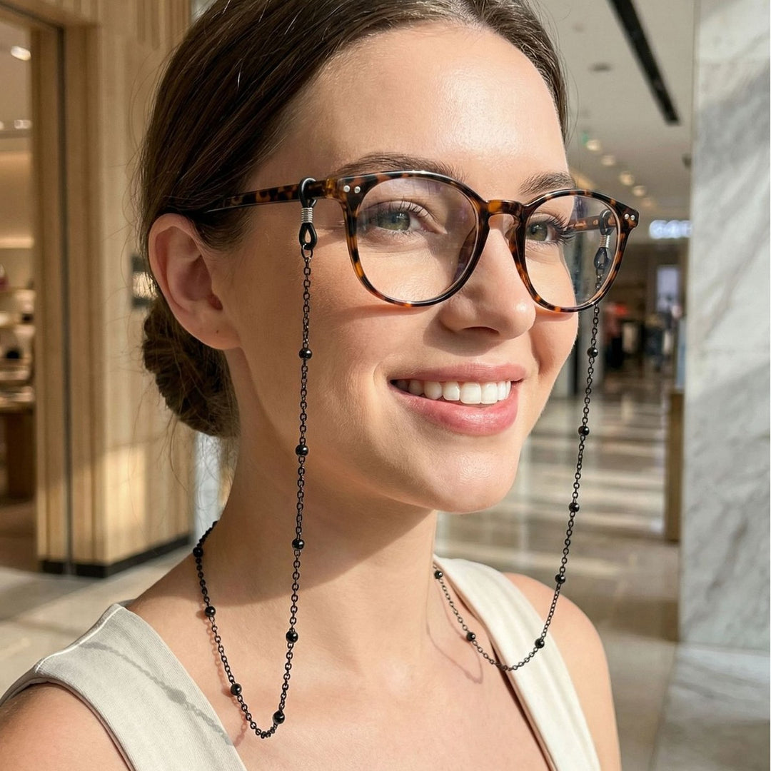 Premium Gold Beaded Eyewear Chain kalsten