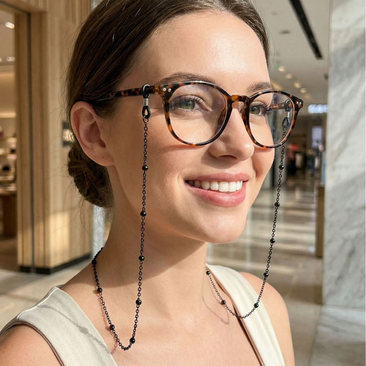 Premium Gold Beaded Eyewear Chain kalsten