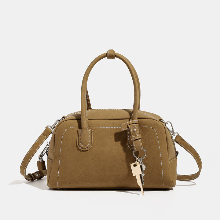 Classic Structured Handheld Satchel Bag