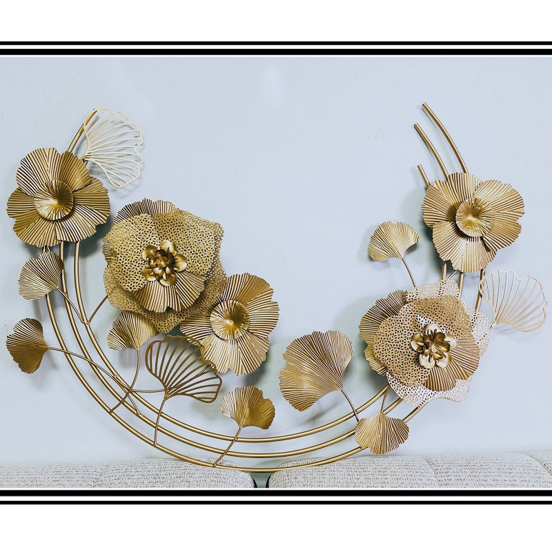 Decorative Metal Floral Wall Sculpture Kalsten