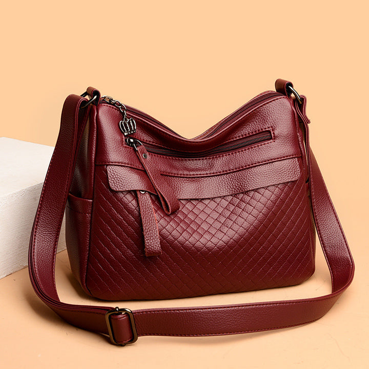 Textured Quilted Shoulder Bag Kalsten