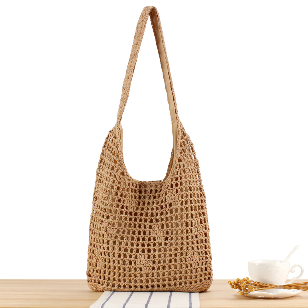 Hand-knotted tote bag made of natural cotton Kalsten