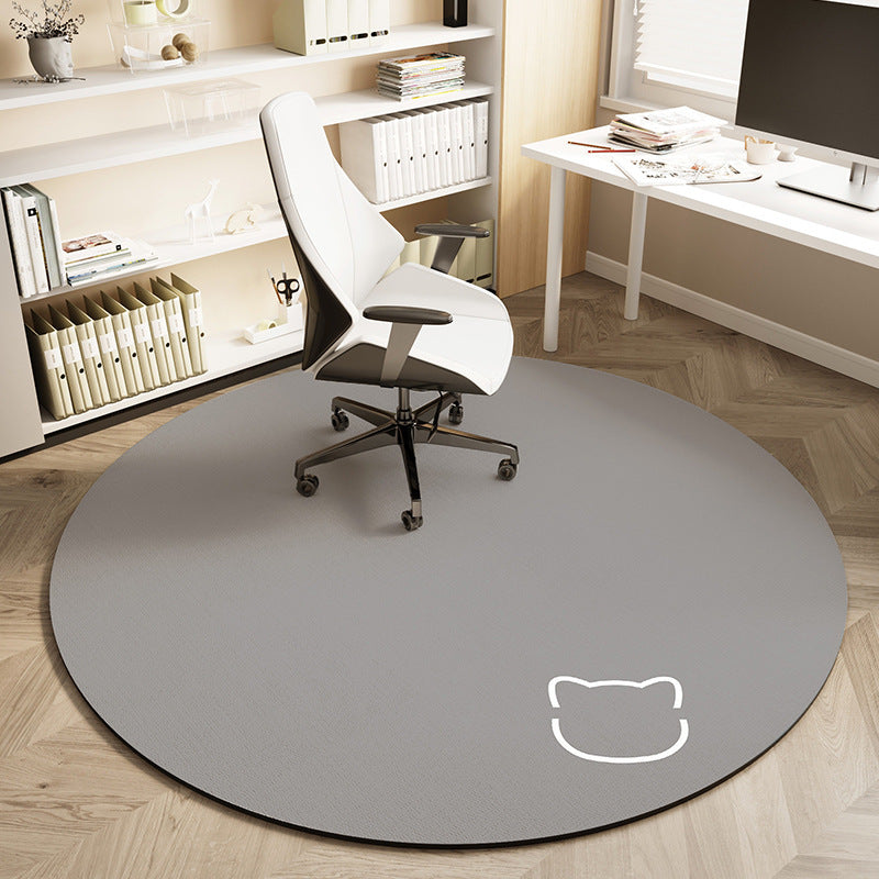 Round Office Mat