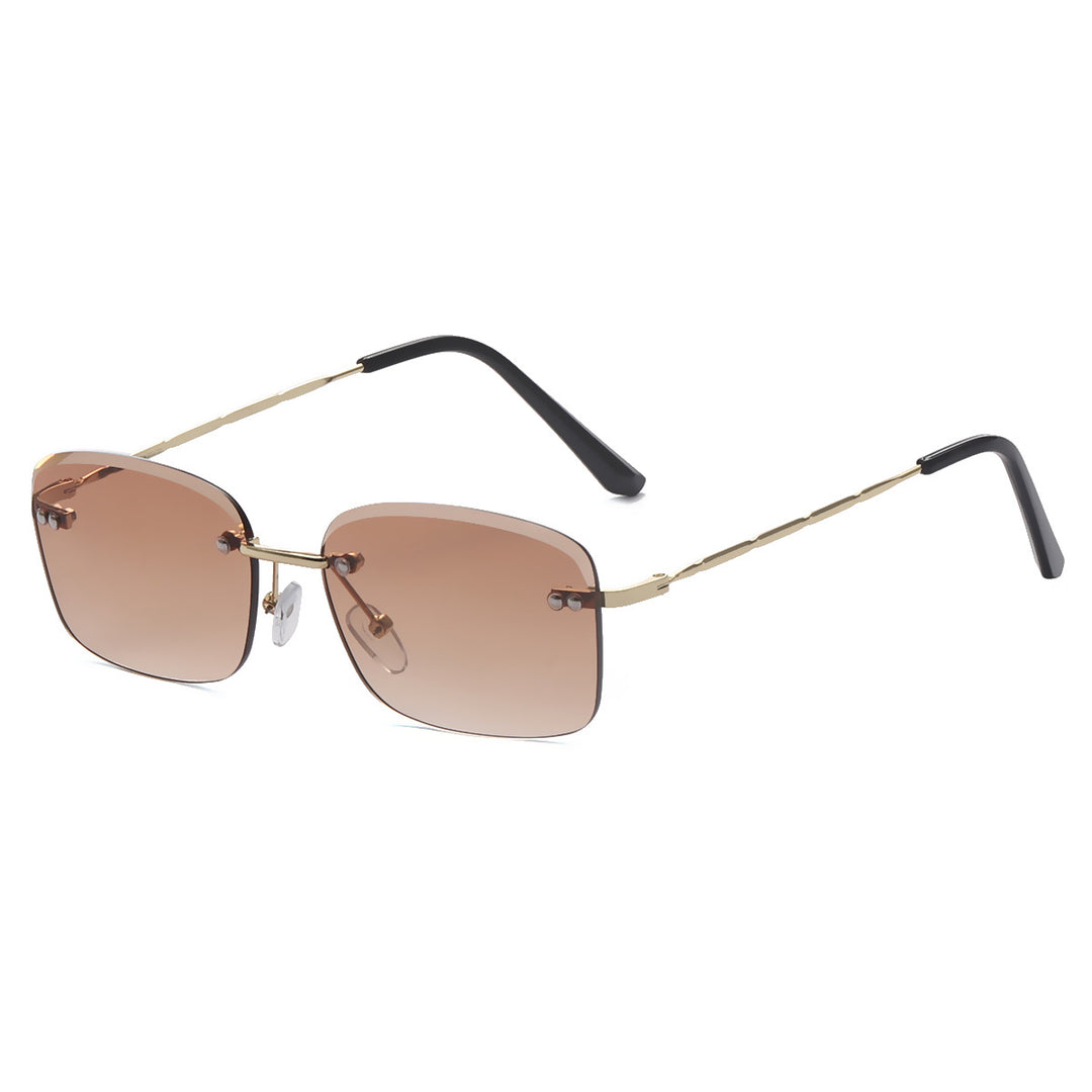 Women's square sunglasses with polarized lenses and elegant metal frame Kalsten