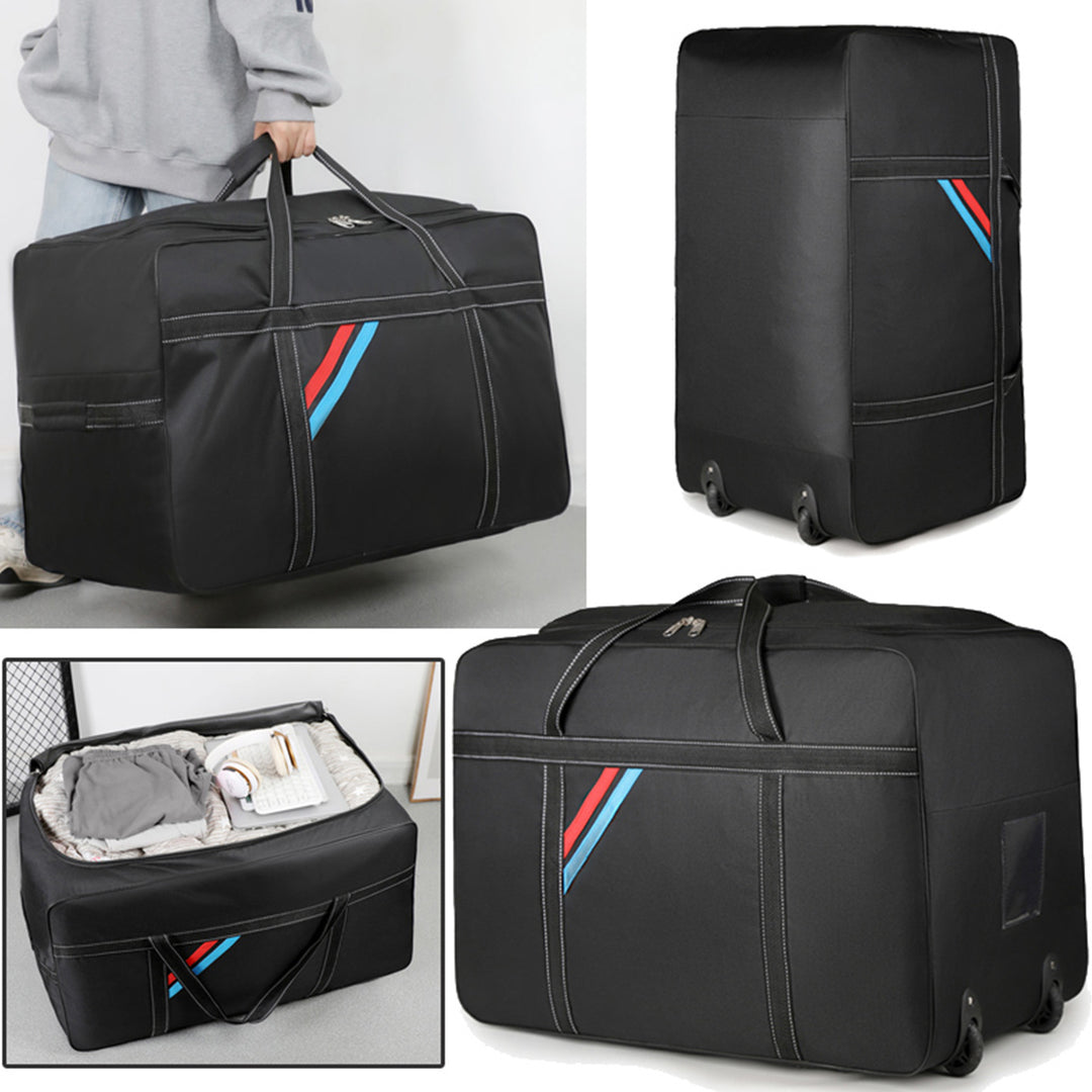 Spacious travel bag with lightweight wheels and reinforced carrying handle Kalsten