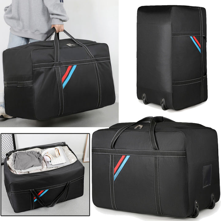 Spacious travel bag with lightweight wheels and reinforced carrying handle Kalsten