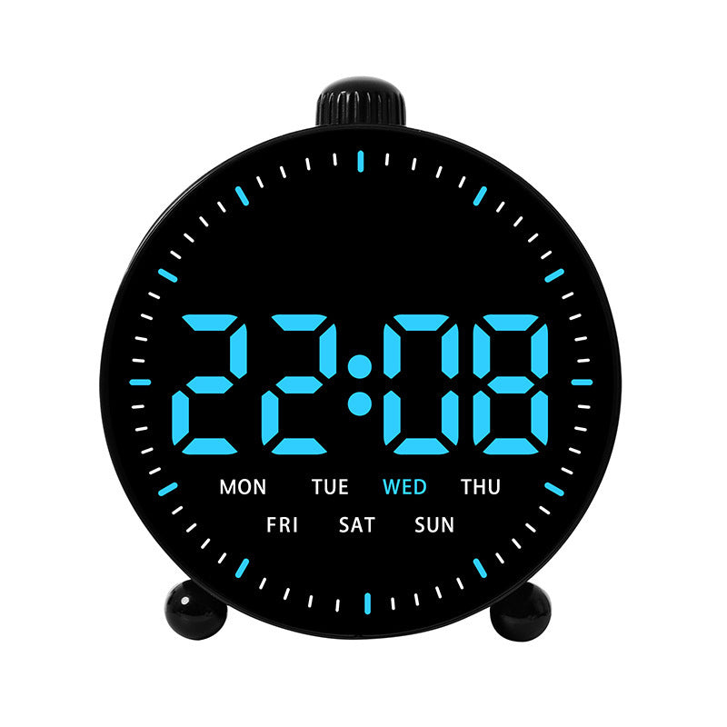 Digital desk clock with LED display and date Kalsten