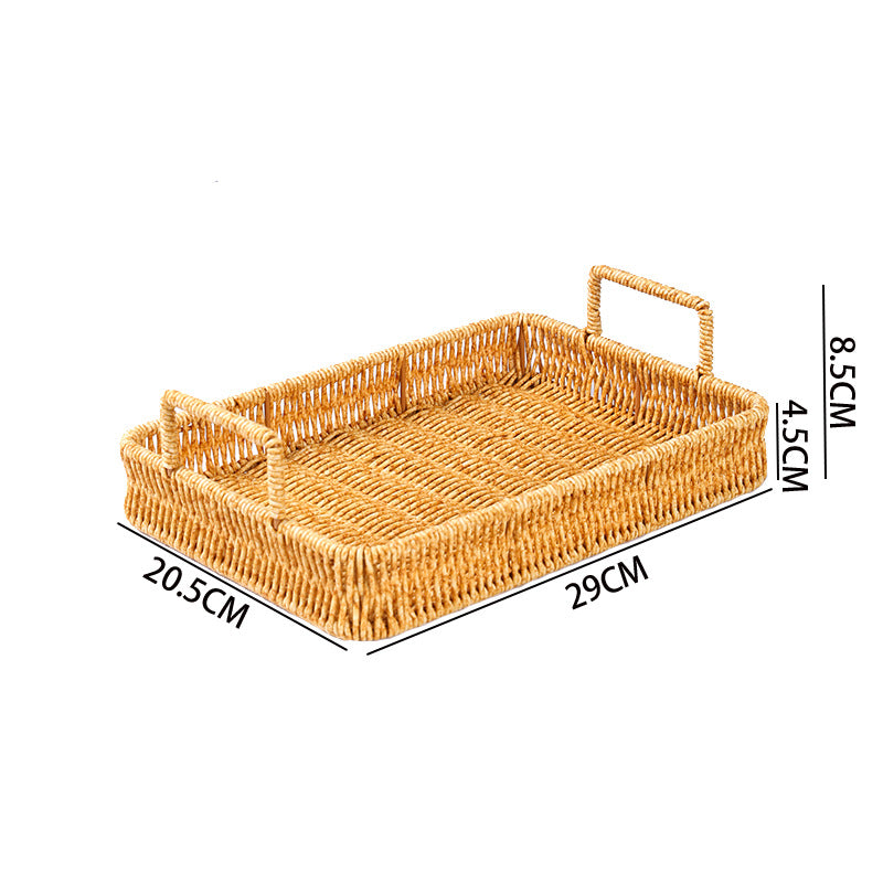 Woven Rectangular Serving Tray Kalsten