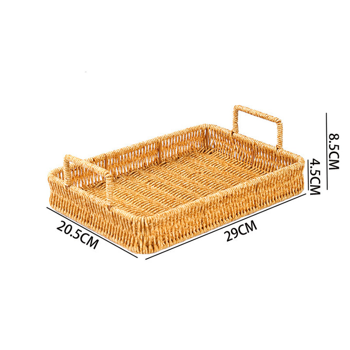 Handcrafted Woven Serving Tray Kalsten