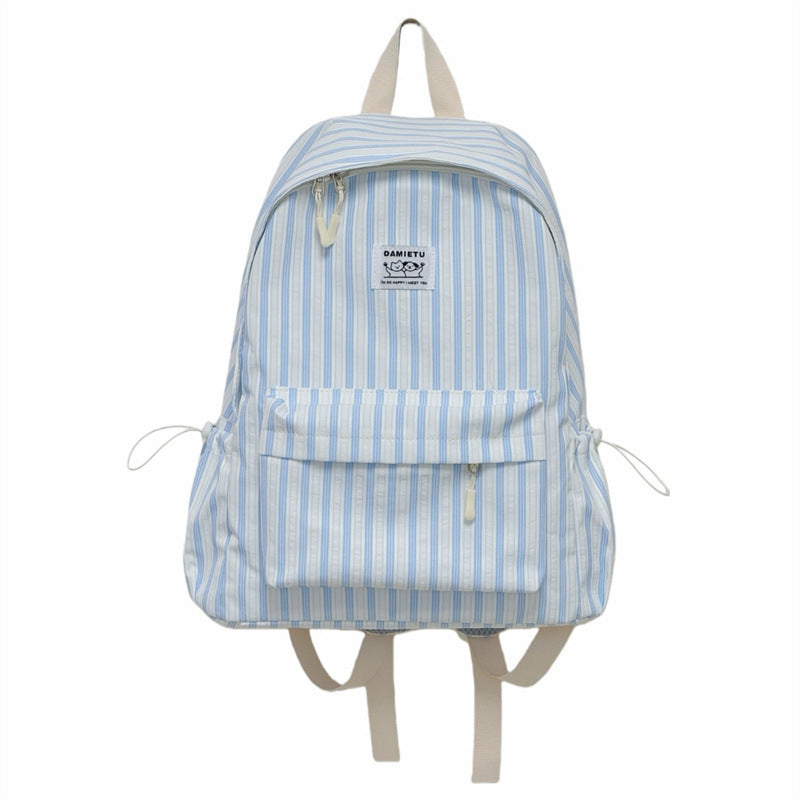Striped Casual Backpack Kalsten