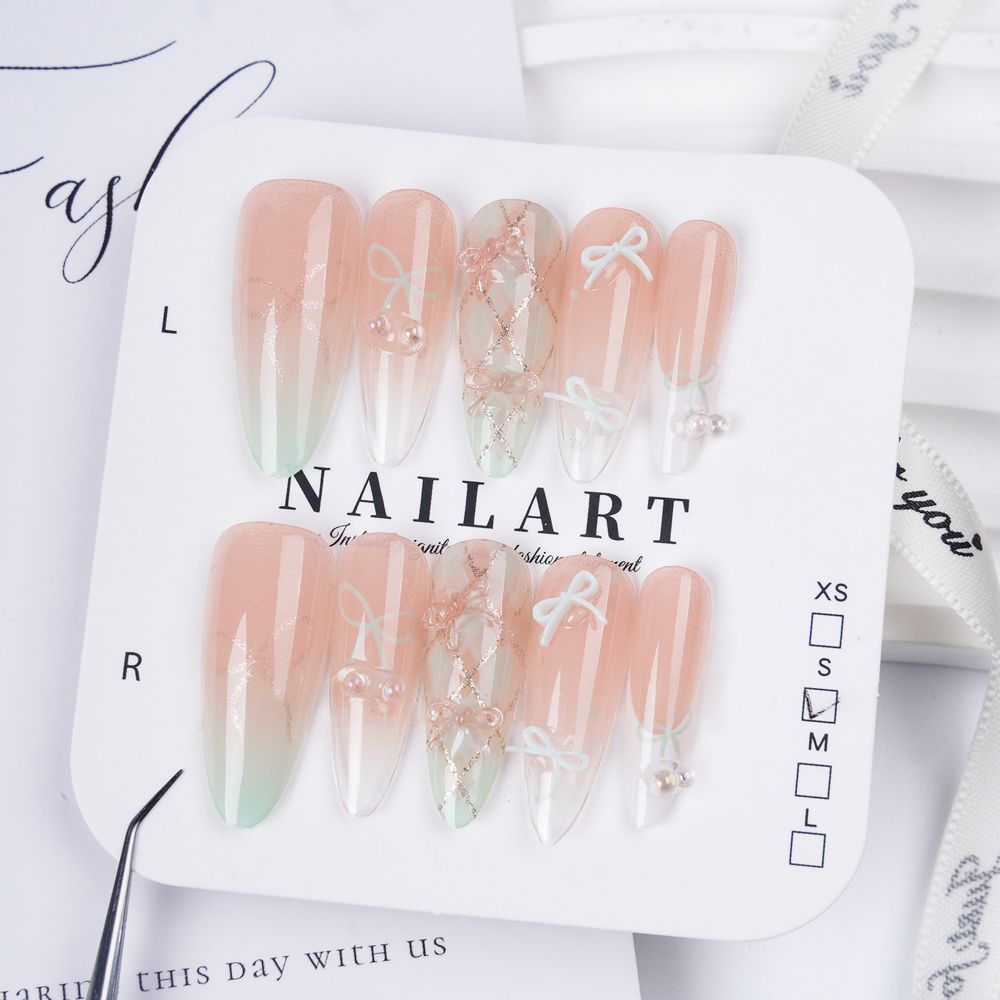 Artistic 3D Butterfly Press-On Nail Set Kalsten