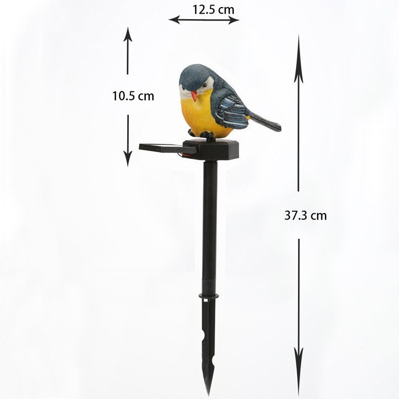 Realistic Solar-Powered Predator Owl Garden Stake With Motion Sensor Kalsten