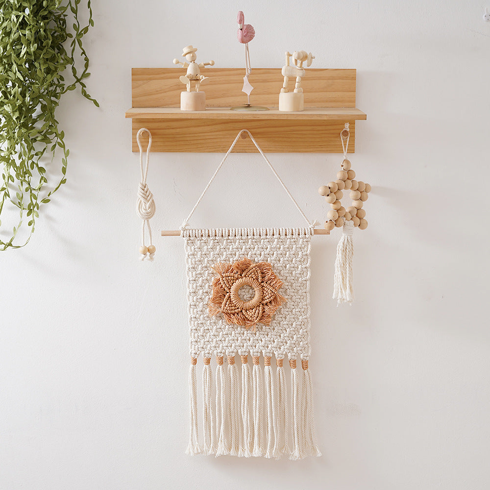 Macrame Floral Wall Hanging Decor Kalsten