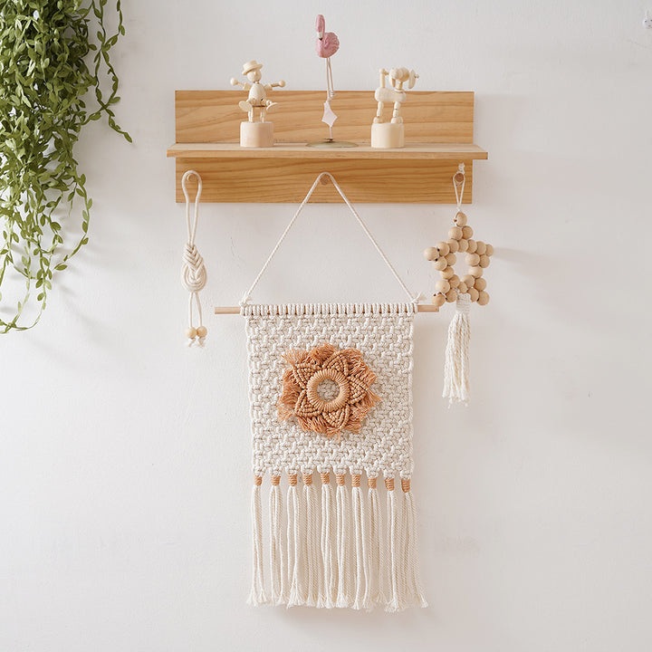 Macrame Floral Wall Hanging Decor Kalsten