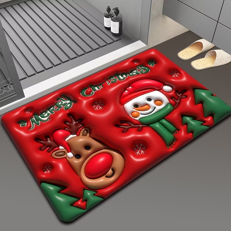 Christmas Themed Floor Mat Kalsten