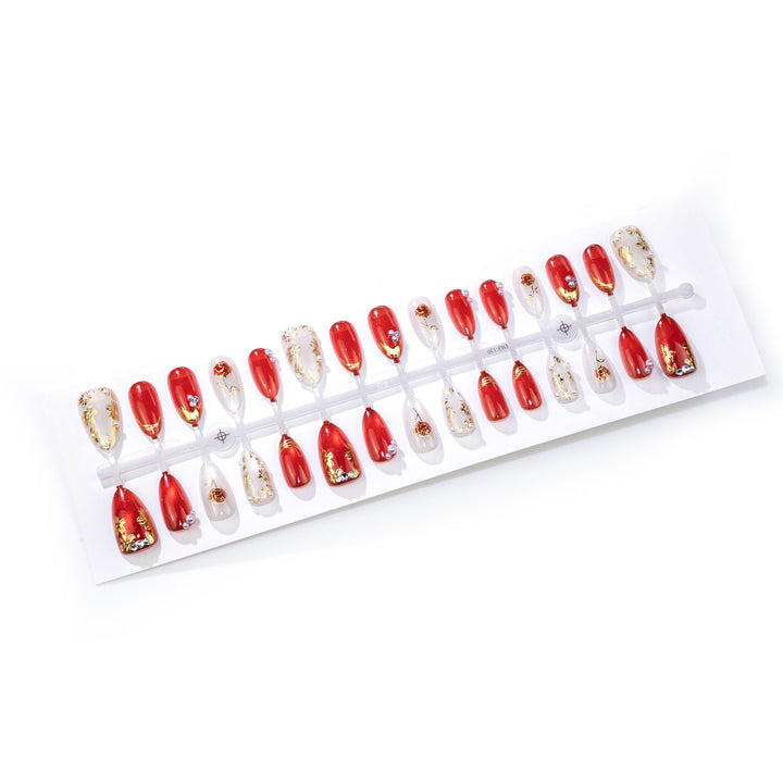 Luxury Floral Design Press-On Nails
