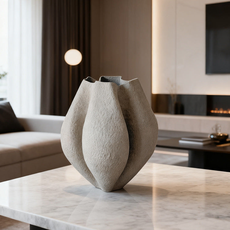 Textured Decorative Flower Vase