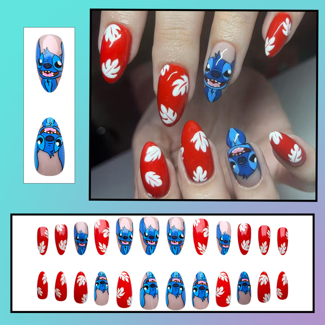 Cartoon Character Nail Art