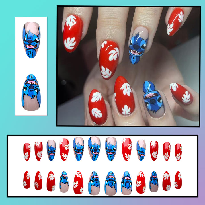 Cartoon Character Nail Art