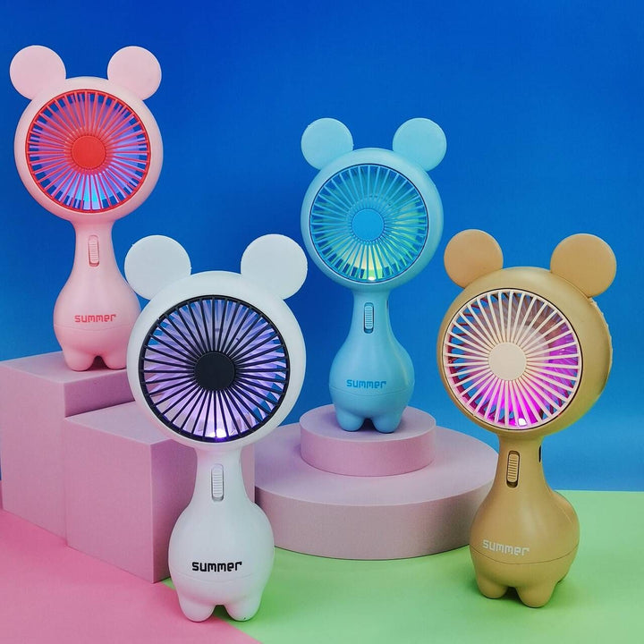 Women Portable Mini Fan with Cute Rabbit Design Kalsten