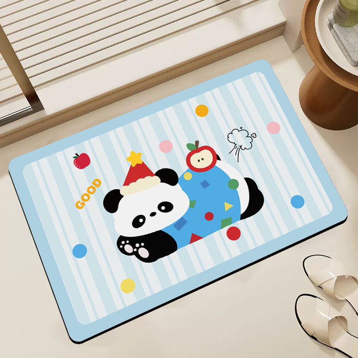 Cartoon Themed Bath Mat