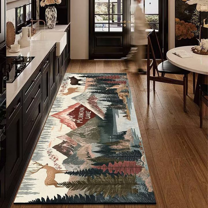 Rustic Outdoor Adventure Area Mat Kalsten