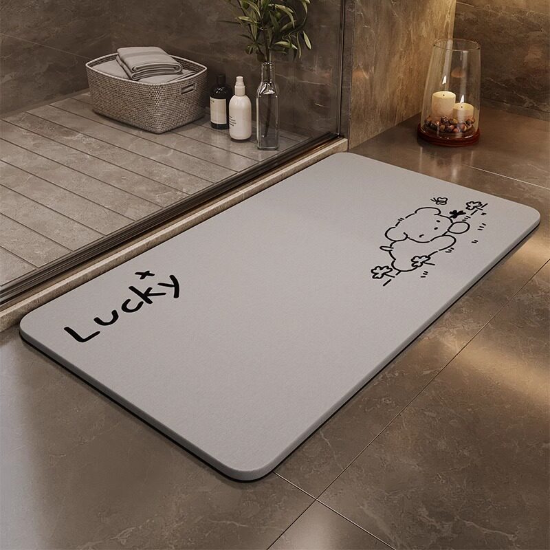 Fun Cartoon-Themed Bath Mat