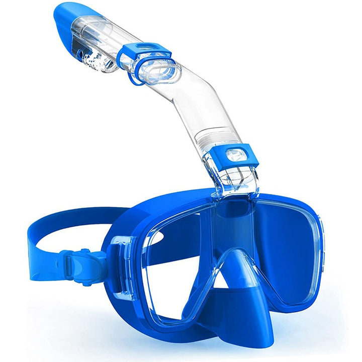 Diving mask with visibility protection and flexible snorkel Kalsten