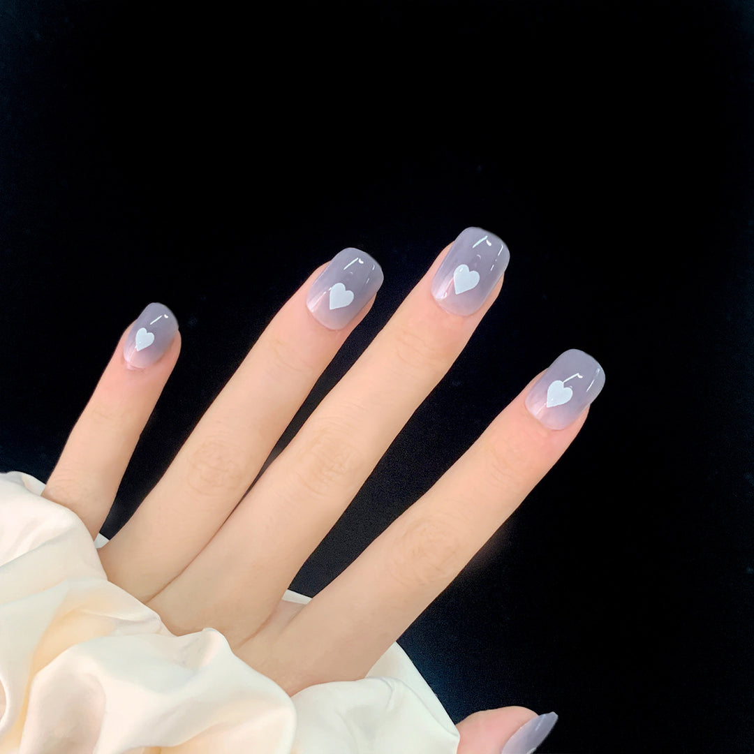 Artistic Nail Art with Romantic Heart Designs Kalsten