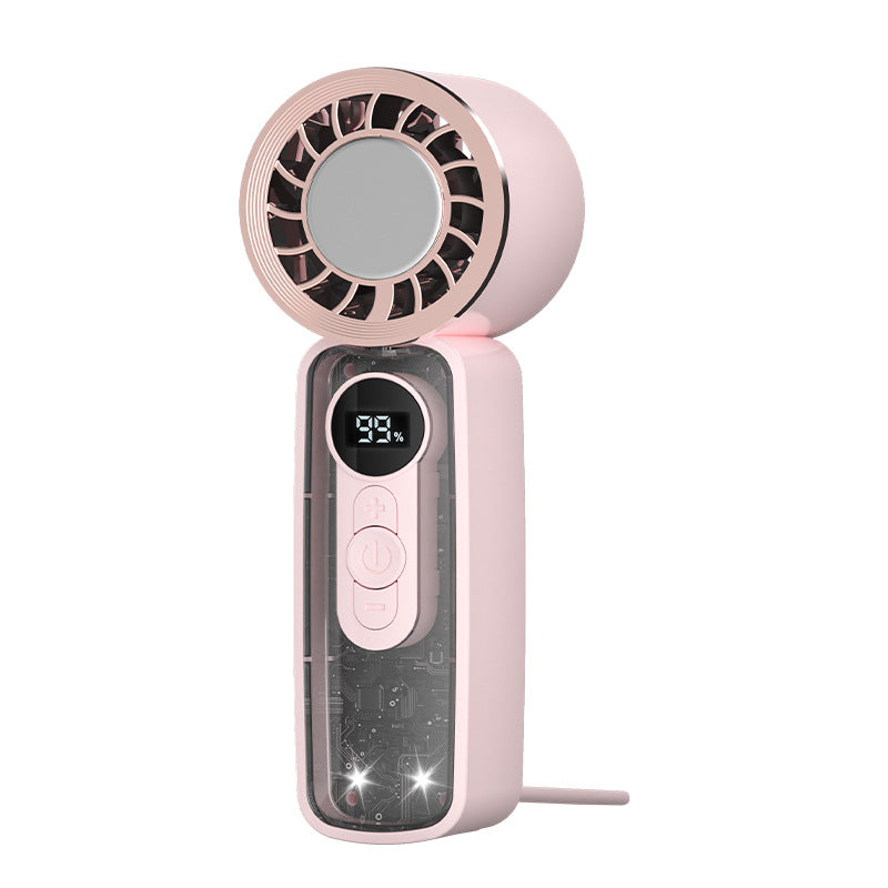 Unisex Portable USB Mini Fan with LCD Display and Various Speed Levels Kalsten