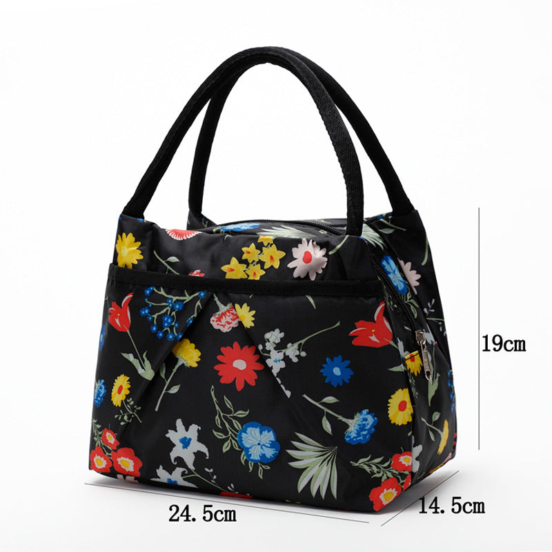 Floral Insulated Lunch Cooler Bag Kalsten
