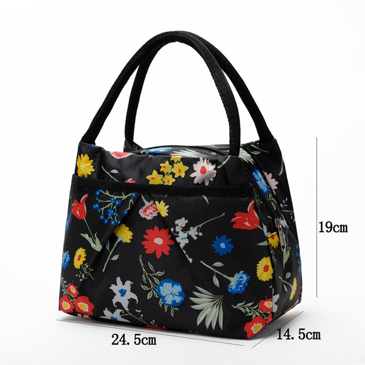 Floral Insulated Lunch Cooler Bag Kalsten