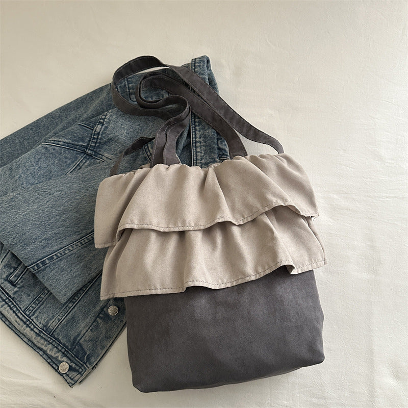 Chic Ruffled Tote Bag Kalsten