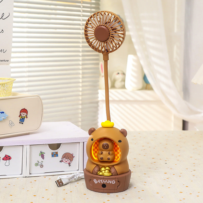 Women's Portable Mini Fan in Cute Bear Design Kalsten