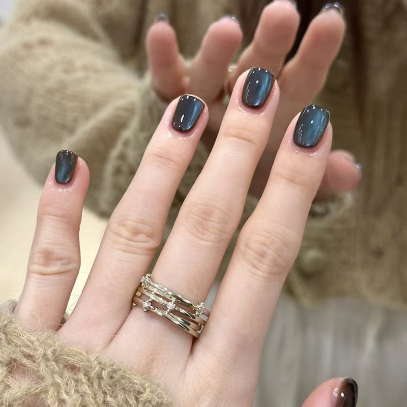 Glossy Acrylic Press-On Nail Set