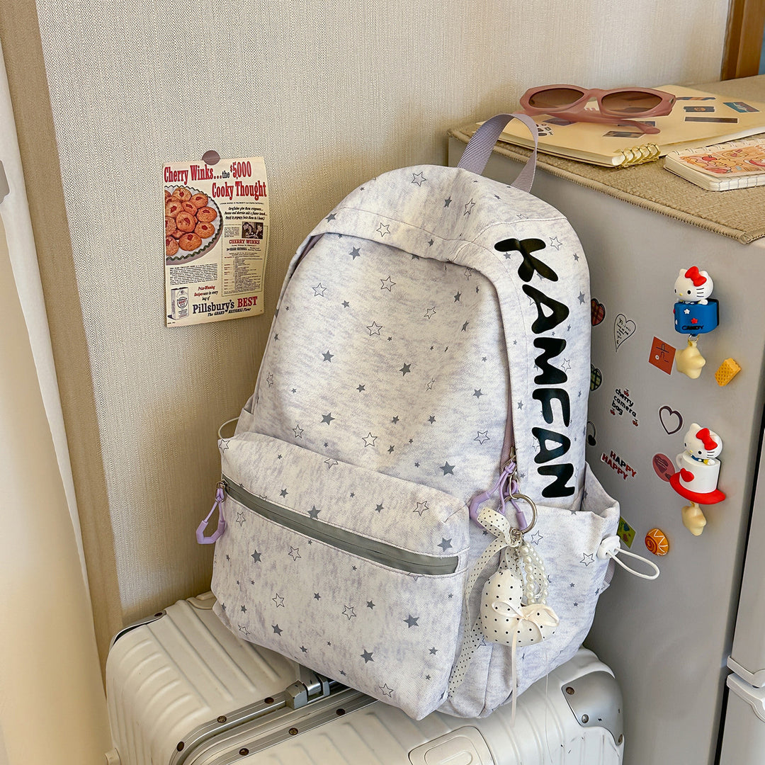 Star-Patterned School Backpack Kalsten
