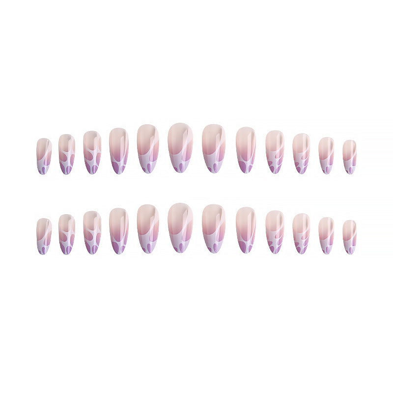 Artistic nail tips with elegant pattern Kalsten