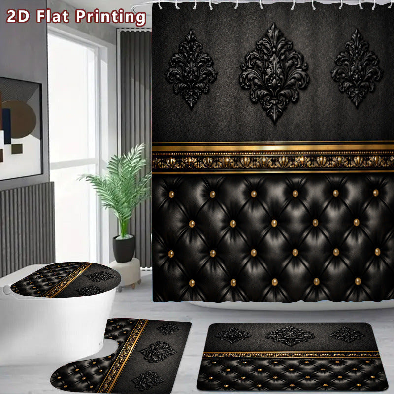 Luxurious Vintage Style Shower Curtain Set Kalsten